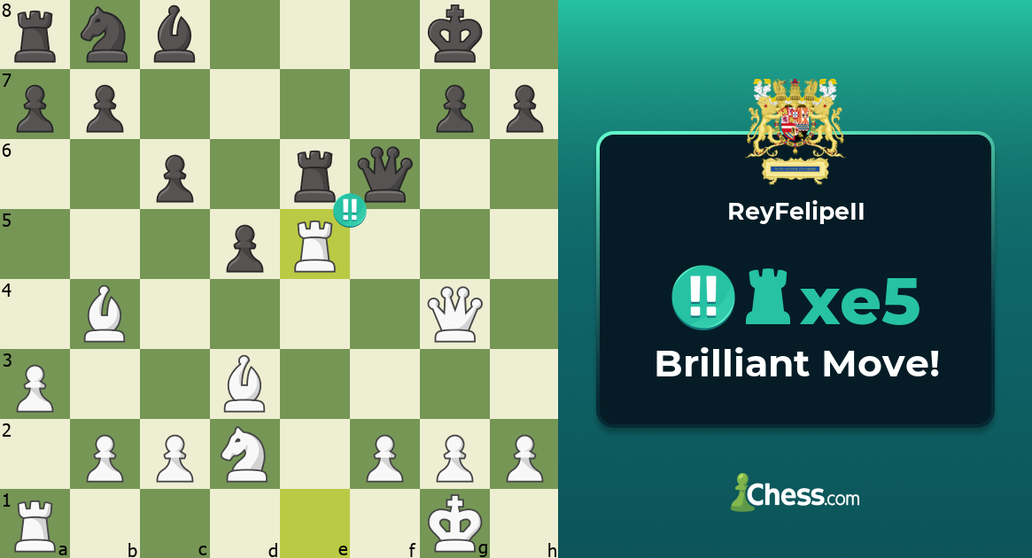 Brilliant chess move